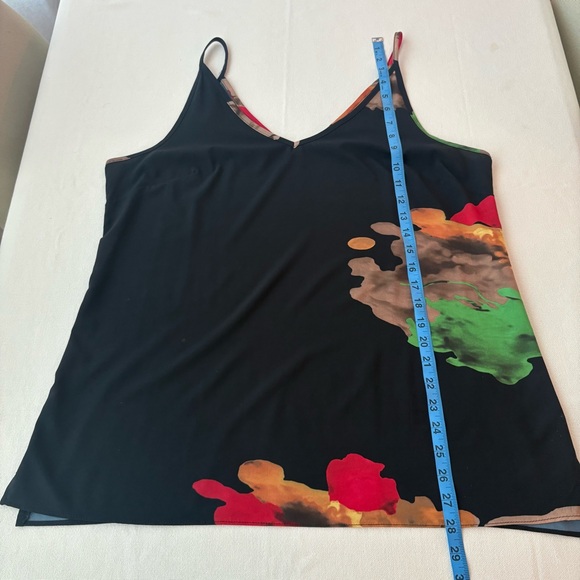 JOSEPH RIBKOFF Designer Camisole Tank Top! Beautiful Colorful Print! Size 14 XL - Picture 9 of 10